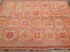 Vintage Handwoven Turkish Rug 237cm x 186cm Wool Cotton