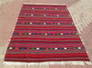 Vintage Handwoven Turkish Rug 244cm x 166cm Wool Cotton
