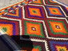 Vintage Handwoven Turkish Rug 245cm x 145cm Unique Design