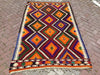 Vintage Handwoven Turkish Rug 245cm x 145cm Unique Design