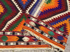 Vintage Handwoven Turkish Rug 245cm x 145cm Unique Design