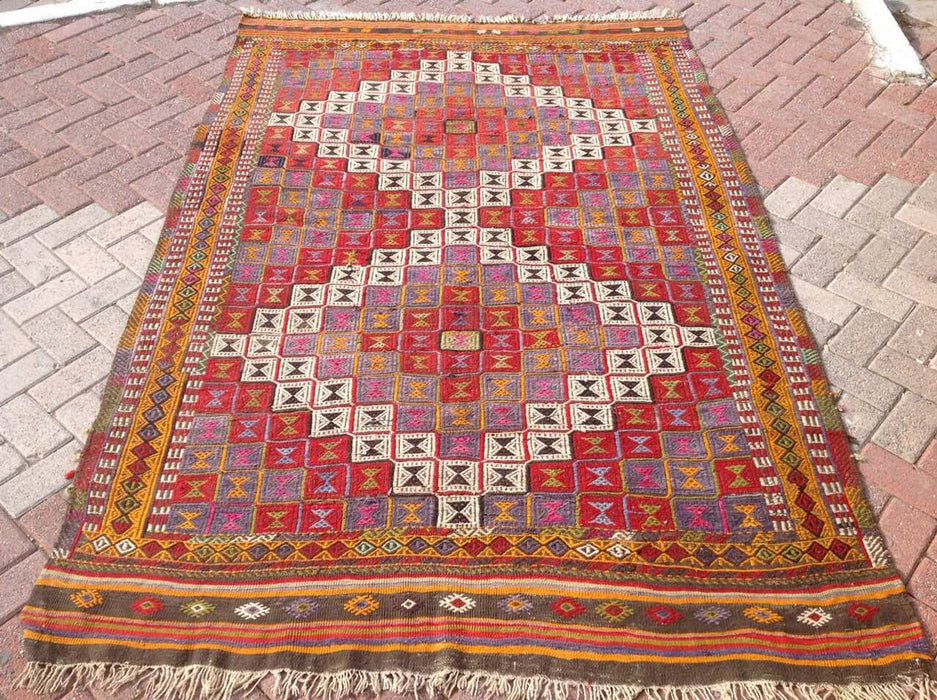 Vintage Handwoven Turkish Rug 249cm x 165cm