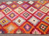 Vintage Handwoven Turkish Rug 252cm x 163cm Wool Cotton