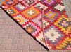 Vintage Handwoven Turkish Rug 252cm x 163cm Wool Cotton
