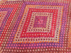 Vintage Handwoven Turkish Rug 257cm x 157cm Wool Cotton