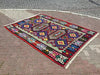 Vintage Handwoven Turkish Rug 264 cm x 178 cm
