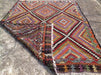 Vintage Handwoven Turkish Rug 267cm x 200cm Wool Cotton