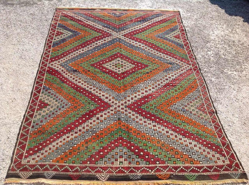 Vintage Handwoven Turkish Rug 279cm x 190cm