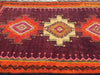 Vintage Handwoven Turkish Rug 288cm x 173cm Deep Purple