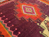 Vintage Handwoven Turkish Rug 288cm x 173cm Deep Purple