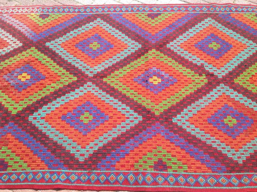 Vintage käsinkudottu turkkilainen matto 302cm x 160cm #439