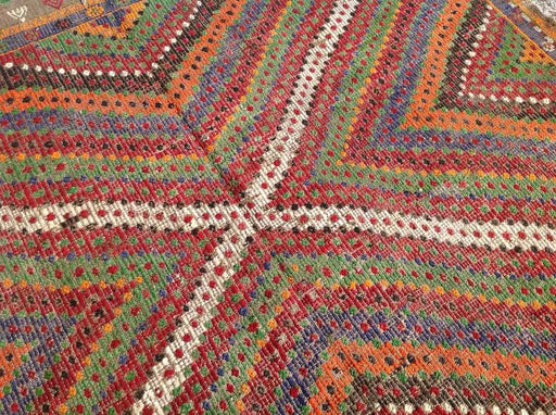 Vintage Handwoven Turkish Rug 322cm X 198cm Unique Design