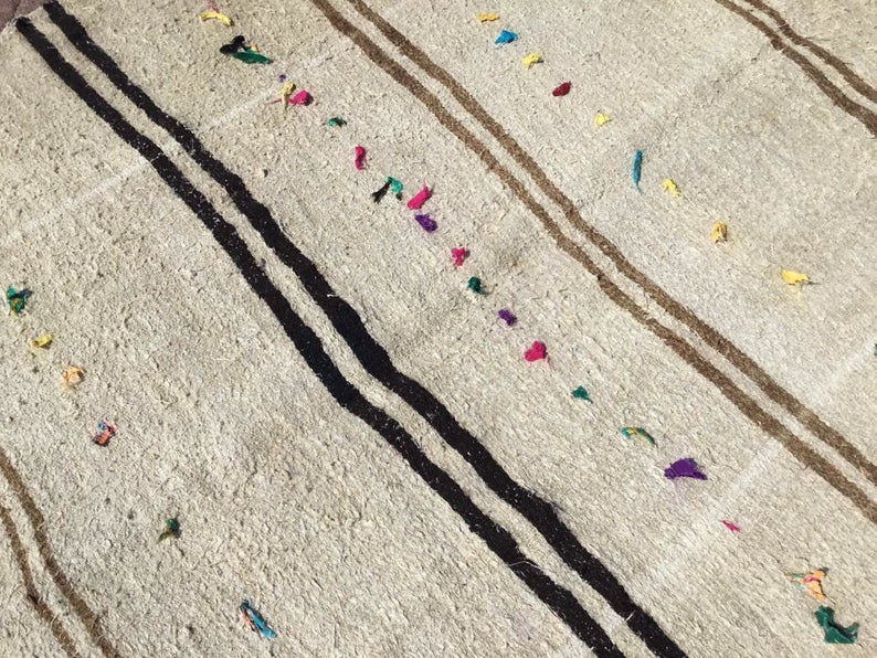 Vintage Handwoven Turkish Rug 363cm x 178cm Unique Design