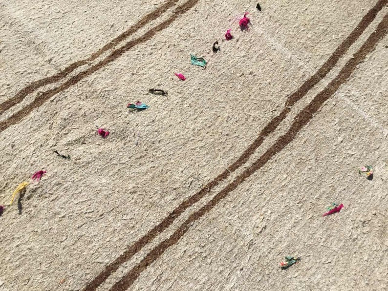 Vintage Handwoven Turkish Rug 363cm x 178cm Unique Design