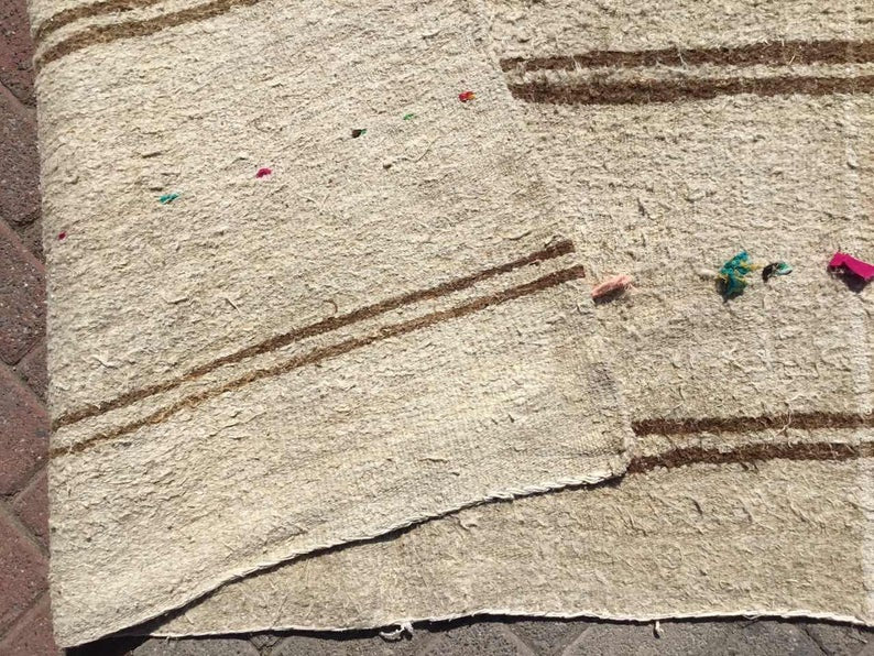 Vintage Handwoven Turkish Rug 363cm x 178cm Unique Design