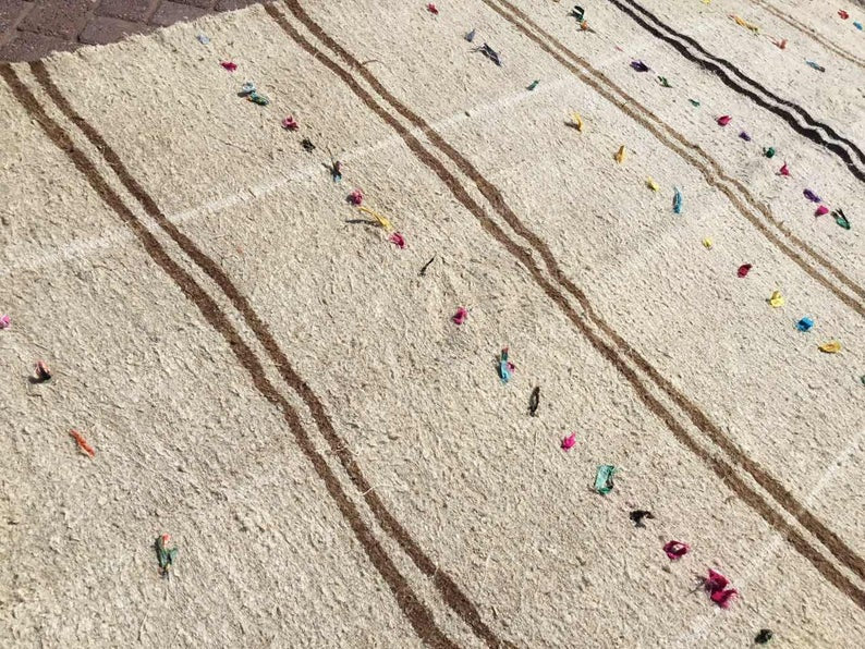 Vintage Handwoven Turkish Rug 363cm x 178cm Unique Design
