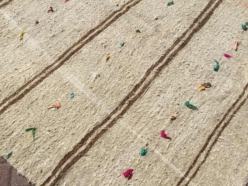 Vintage Handwoven Turkish Rug 363cm x 178cm Unique Design