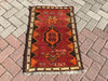 Vintage Handwoven Turkish Rug 87 cm x 60 cm Unique Design