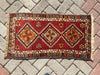 Vintage Handwoven Turkish Rug 88cm x 48cm Unique Design