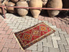 Vintage Handwoven Turkish Rug 88cm x 48cm Unique Design