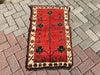 Vintage Handwoven Turkish Rug 90Cm X 57Cm #221