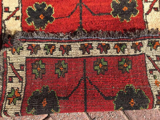 Vintage Handwoven Turkish Rug 90Cm X 57Cm #221