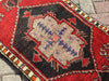 Vintage Handwoven Turkish Rug 94cm x 57cm Unique Design