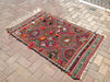 Vintage Handwoven Turkish Tapestry Rug 134cm x 96cm