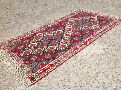 Vintage Handwoven Turkish Wool Rug 251cm x 132cm