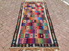 Vintage Handwoven Turkish Wool Rug 254cm x 128cm