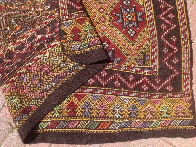 Vintage Handwoven Turkish Wool Rug 330cm x 193cm