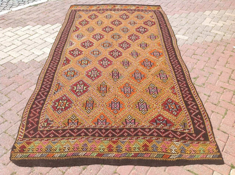 Vintage Handwoven Turkish Wool Rug 330cm x 193cm