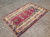Vintage Handwoven Wool Rug 152cm x 106cm Central Turkey