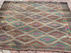 Vintage Handwoven Wool Rug 183cm x 145cm Central Turkey