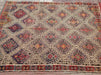 Vintage Handwoven Wool Rug 201cm x 148cm from Turkey