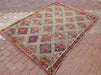 Vintage Handwoven Wool Rug 201cm x 148cm from Turkey
