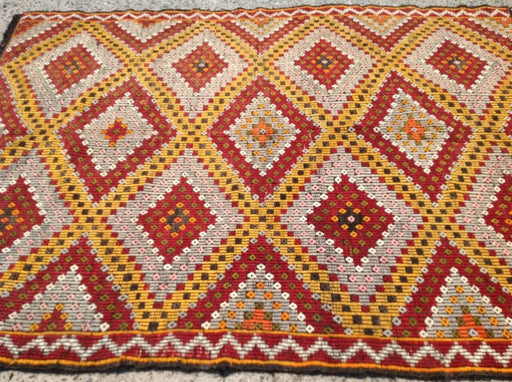 Vintage Handwwen Wool Rug 226cm x 167cm Sentral Tyrkia