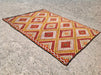 Vintage Handwoven Wool Rug 226cm x 167cm Central Turkey