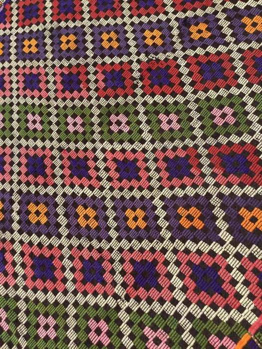 Vintage Handwoven Wool Rug 238cm x 174cm Central Turkey