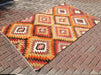 Vintage Handwoven Wool Rug 240cm x 138.5cm Central Turkey