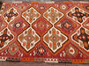 Vintage Handwoven Wool Rug 242cm x 164cm Central Turkey