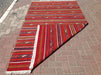 Vintage Handwoven Wool Rug 264cm x 152cm Central Turkey