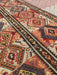 Vintage Handwoven Wool Rug 330cm x 142cm Unique Design