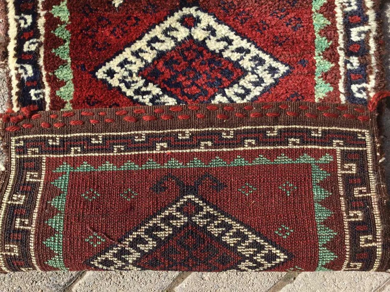 Vintage Handwoven Yahyali Turkish Rug 92cm x 49cm