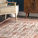 Vintage Inspired Beige Area Rug 120x180 cm