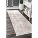 Vintage Inspired Fringe Area Rug In Beige 120x180 cm