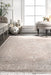 Vintage Inspired Fringe Area Rug In Beige 120x180 cm