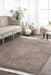 Vintage-Inspired Light Brown Medallion Fringe Area Rug