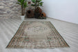Vintage Isparta Turkish Rug 155 cm x 261 cm Hand-Knotted