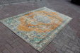 Vintage Isparta Turkish Rug 176 cm x 280 cm Hand-Knotted